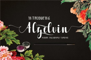 Alzelvin: A Fluid Script Font for Modern Web Design