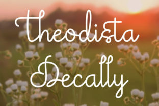 Bringing Theodista Decally Font to Life in Handmade Shops