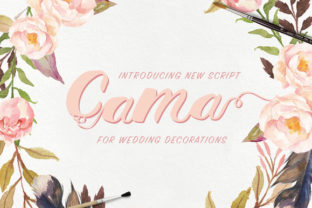 Cama Font: A Hand-Lettered Typeface for Elegant Editorial Design
