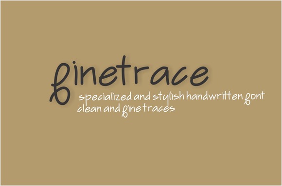 Finetrace Font Review: A Delicate Script for Modern Branding