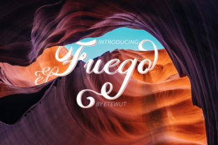 Fuego: A Curvy Script Font for Editorial Impact