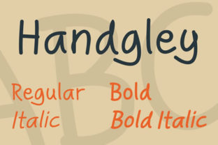 Handgley: A Versatile Script Font for Small Business Branding