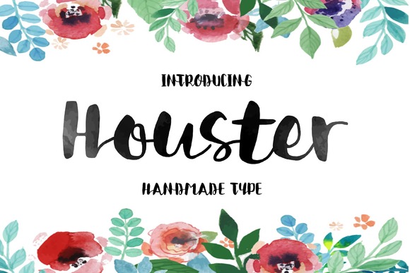 Houster Font Review: Elevating Campaign Visuals with Hand-Lettered Style