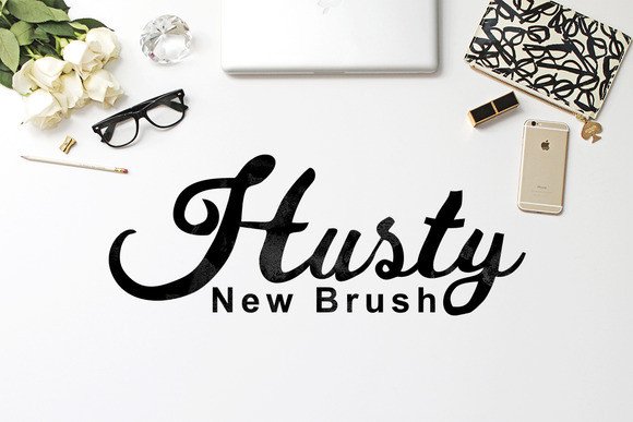Husty: A Modern Script Font for Bold Web Headlines