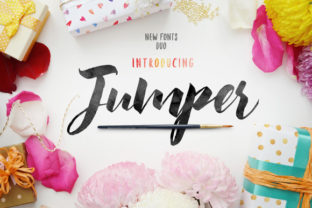 Jumper: A Brush Script Typeface for Dynamic Web Design