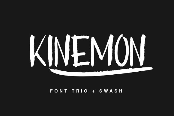 Kinemon Font: Bold Brush Typography for Campaigns