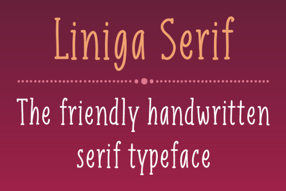 Liniga Serif: A Friendly Typeface for Campaigns
