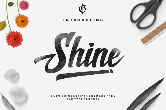 Shine: A Bold Script Typeface for Editorial Impact