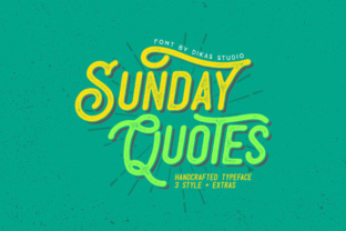 Sunday Quotes Font Review for Campaigns