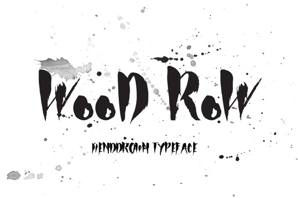 Wood Row Font for Small Business Branding